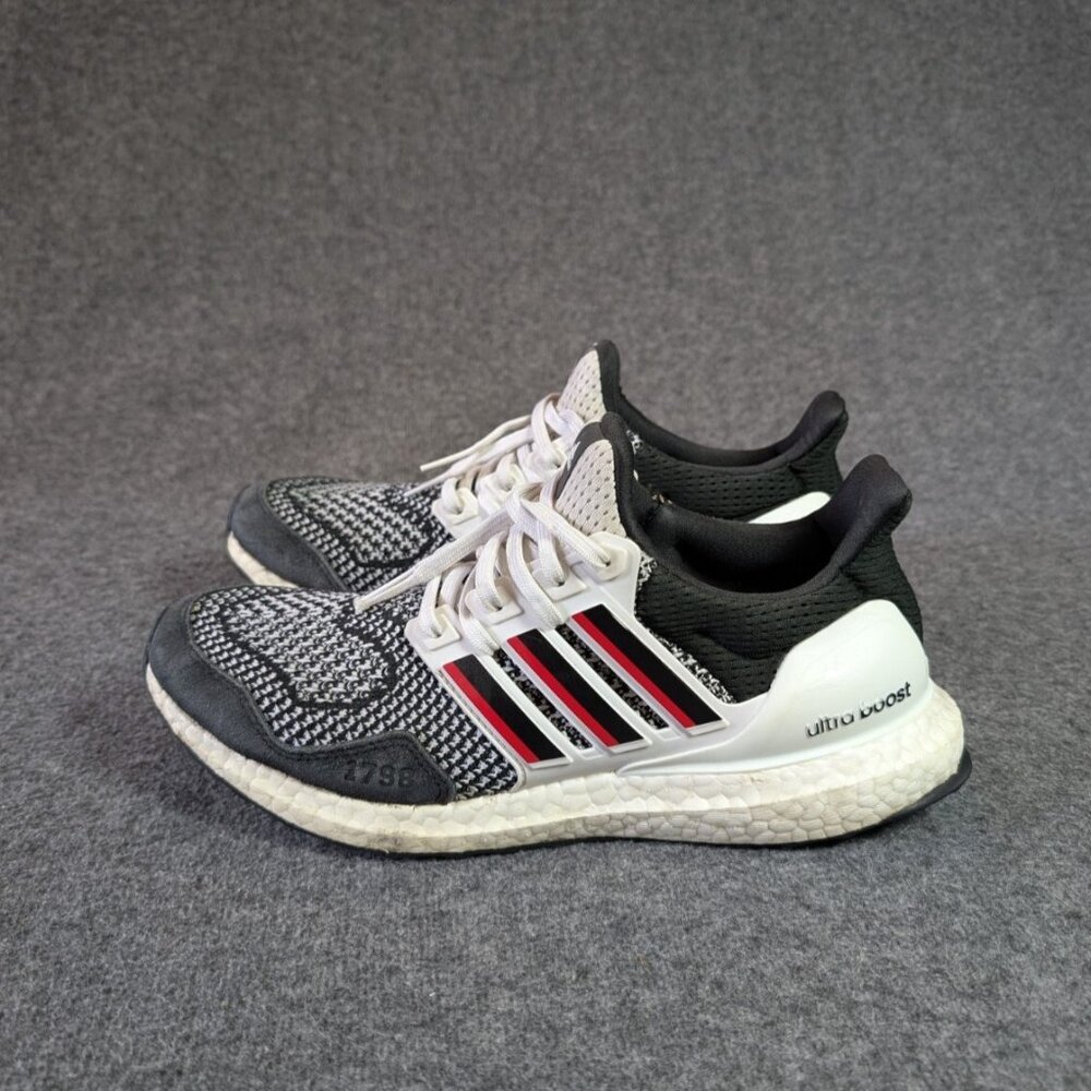 adidas Black/White Louisville Cardinals Ultraboost 1.0 Running Shoe Size 8 US